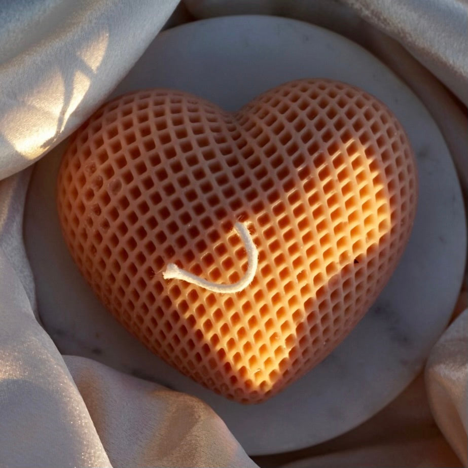 LATTICE HEART- NUDE