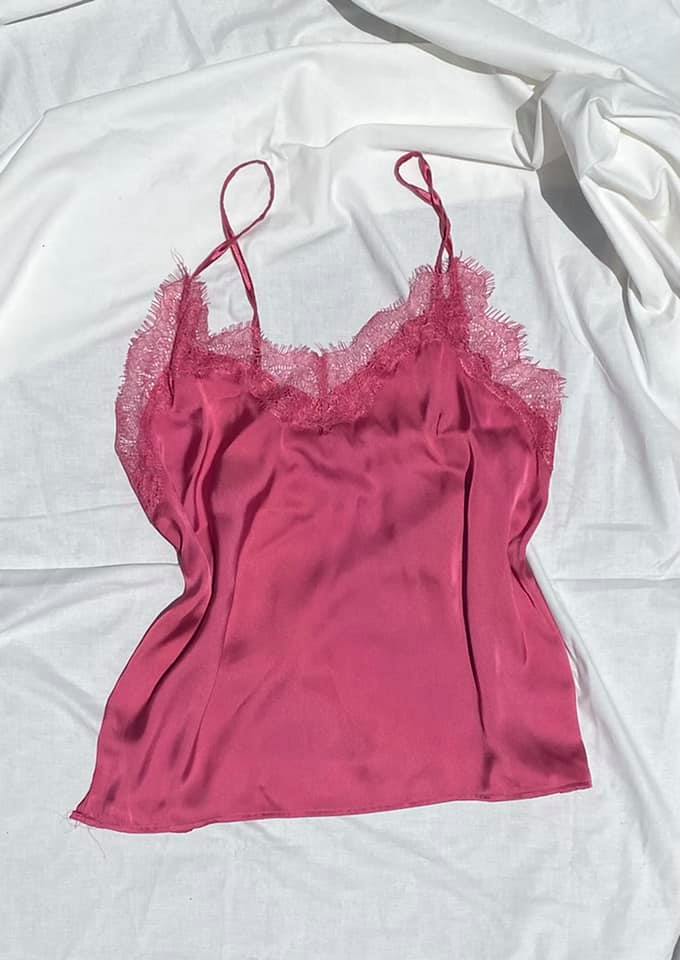 rose pajama cami top